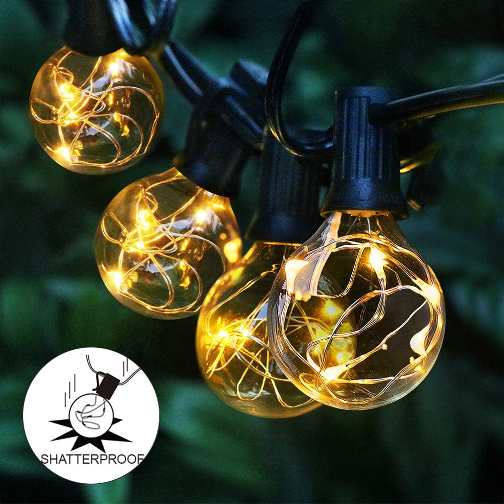 Solar Patio String Light G40,8 - String Light Bistro ulasan dan harga