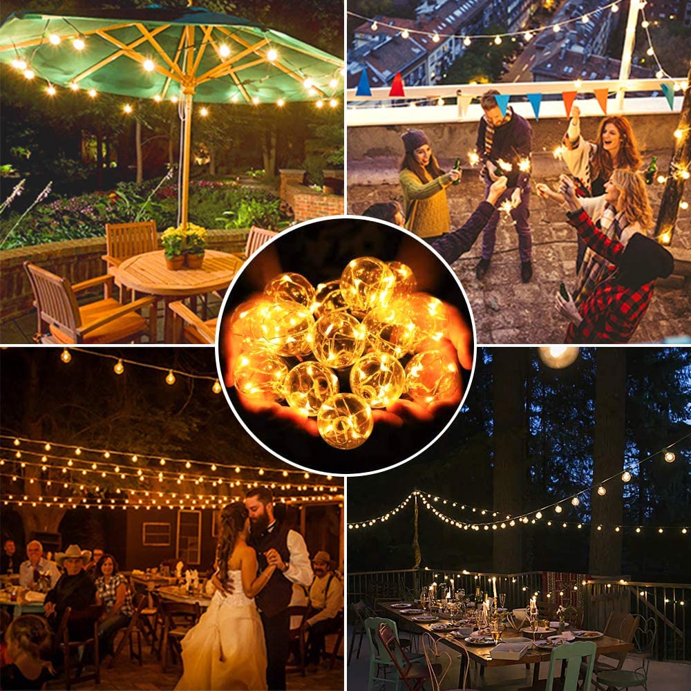 Solar Patio String Light G40,8 - String Light Bistro ulasan dan harga