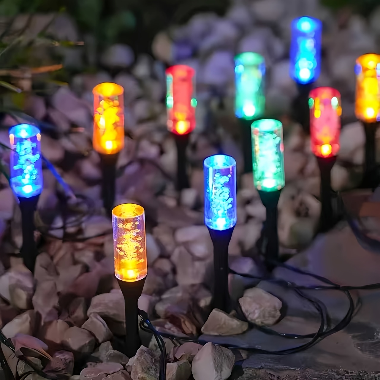 Solar Bubble Tube Solar Pathwa - Outdoor Lighting Driveway ulasan dan harga