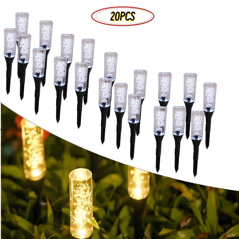 Solar Bubble Tube Solar Pathwa - Outdoor Lighting Driveway ulasan dan harga