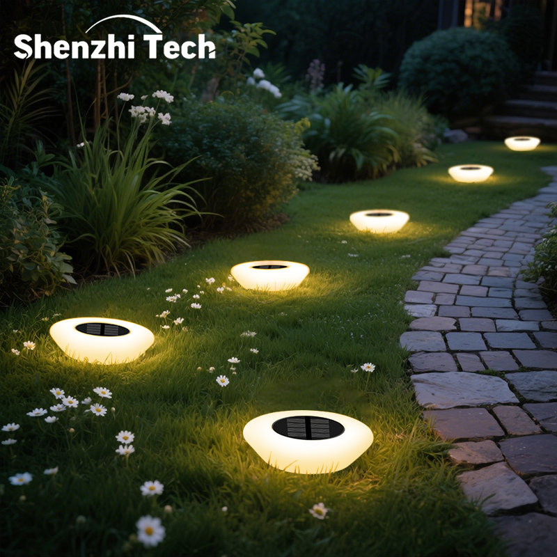 1/4 PCS Solar Ground Lights, C - Outdoor Lighting Driveway ulasan dan harga