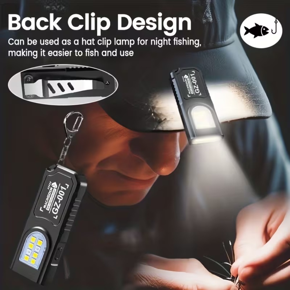 Mini COB LED Keychain Flashlig - Outdoor Lighting Replacement Bulbs ulasan dan harga