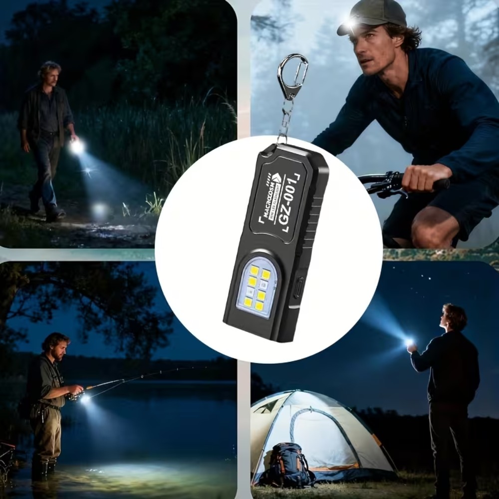 Mini COB LED Keychain Flashlig - Outdoor Lighting Replacement Bulbs ulasan dan harga